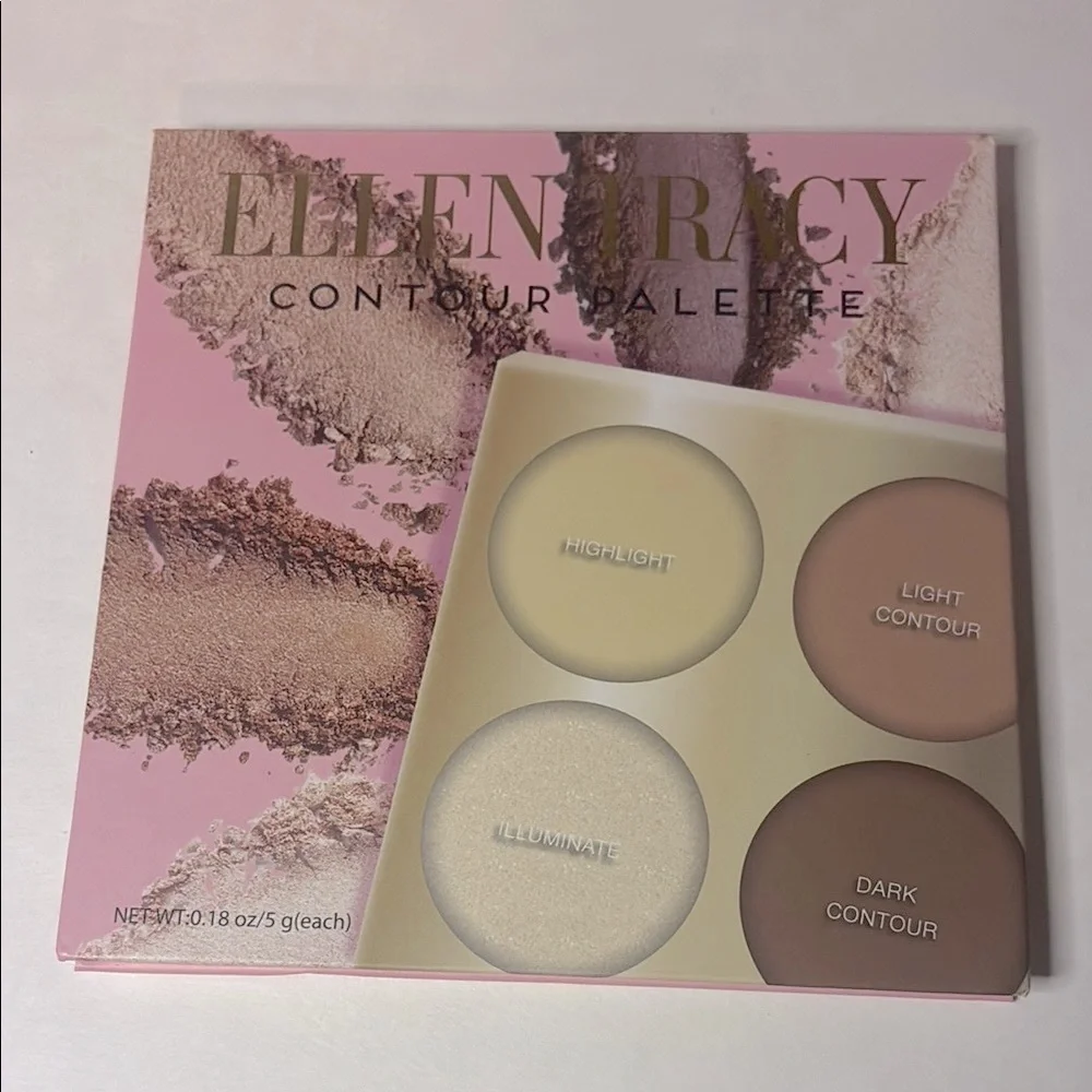 🌿✨Ellen Tracy Contour Palette – Highlight & Sculpt Kit